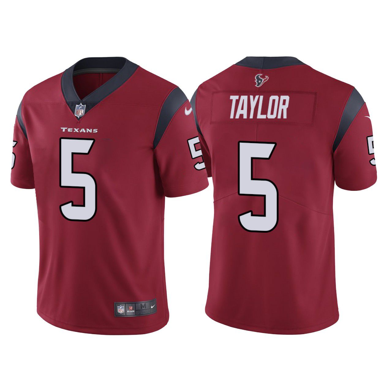 Men Houston Texans 5 Tyrod Taylor Nike Red LimitedNFL Jersey